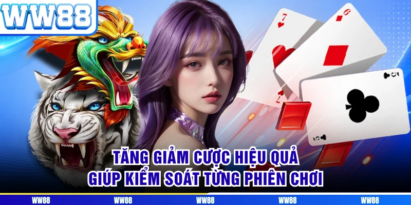 Tăng giảm cược hiệu quả giúp kiểm soát từng phiên chơi